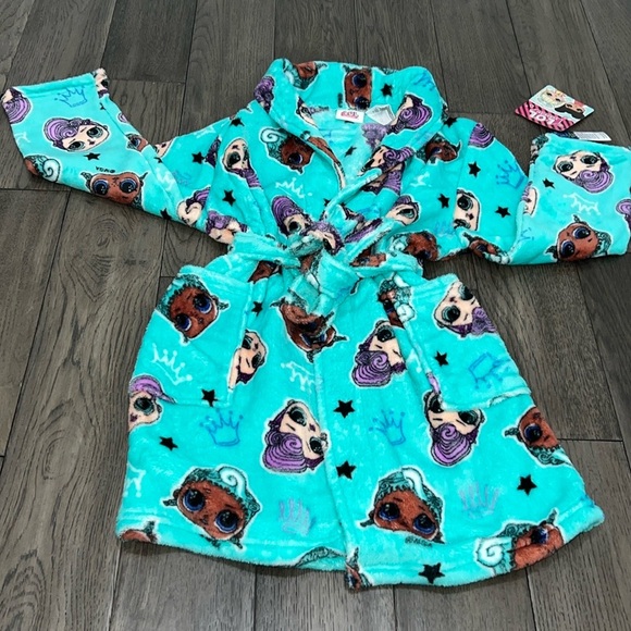 NWT L.O.L. surprise fleece like plush girls robe - Picture 2 of 5